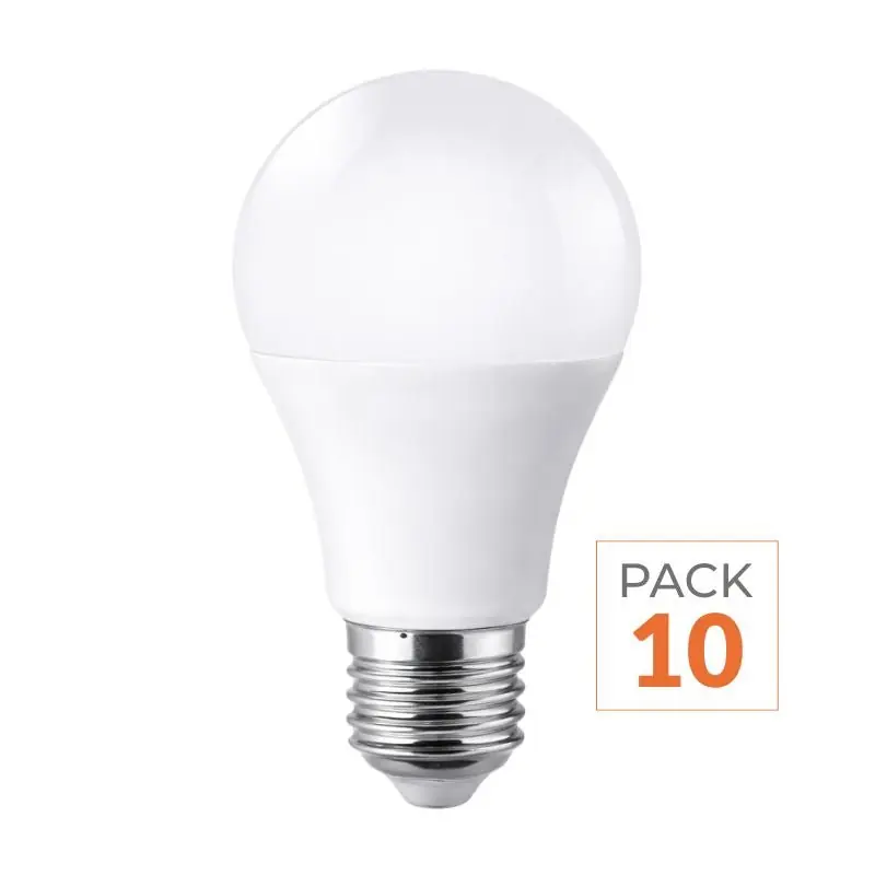 Ampoule LED E27 12W 220V A60 180° - Pack de 10