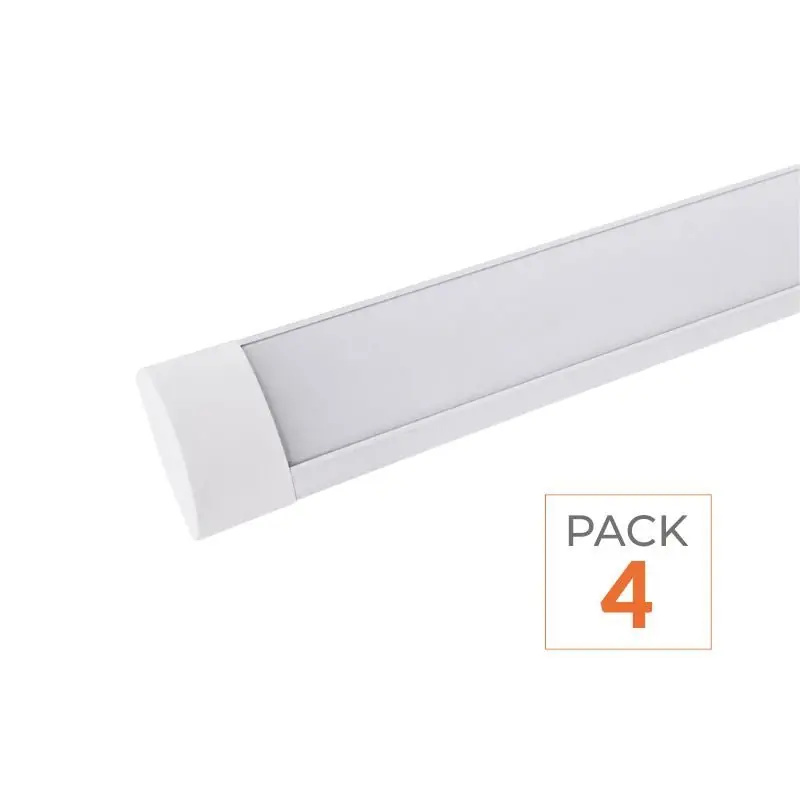 Réglette LED 90cm 36W - Pack de 4