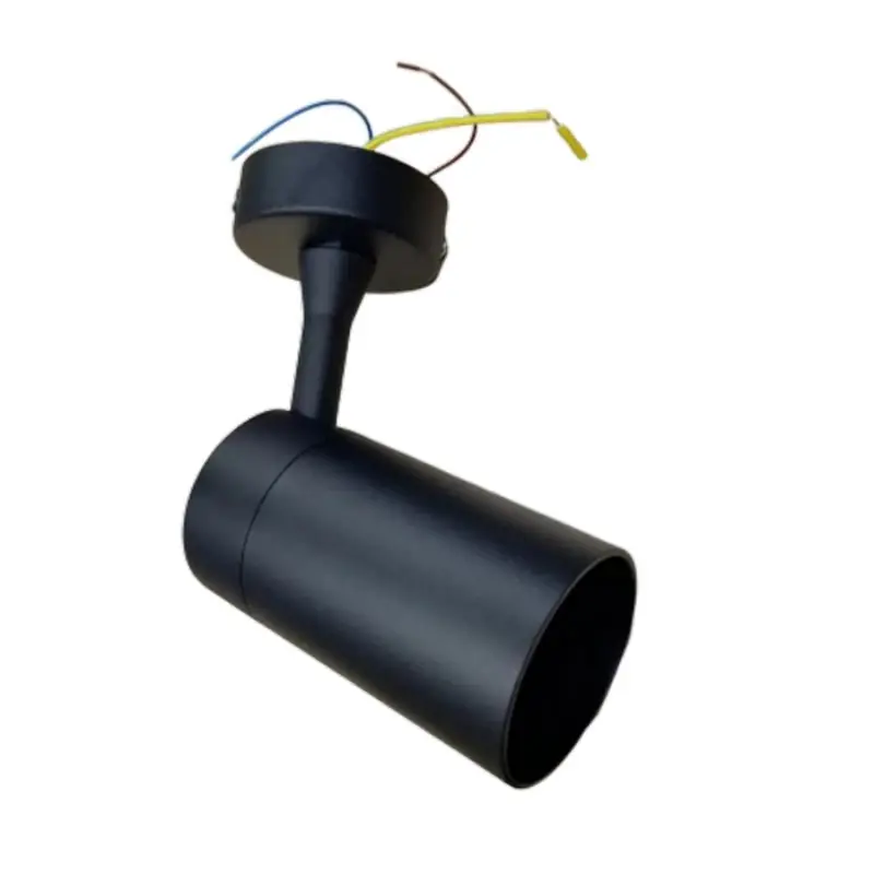 Spot LED en saillie 80° NOIR pour ampoule GU10