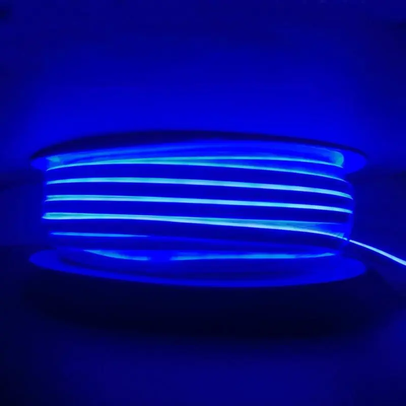 50m Néon LED Flexible Dimmable 220V BLEU