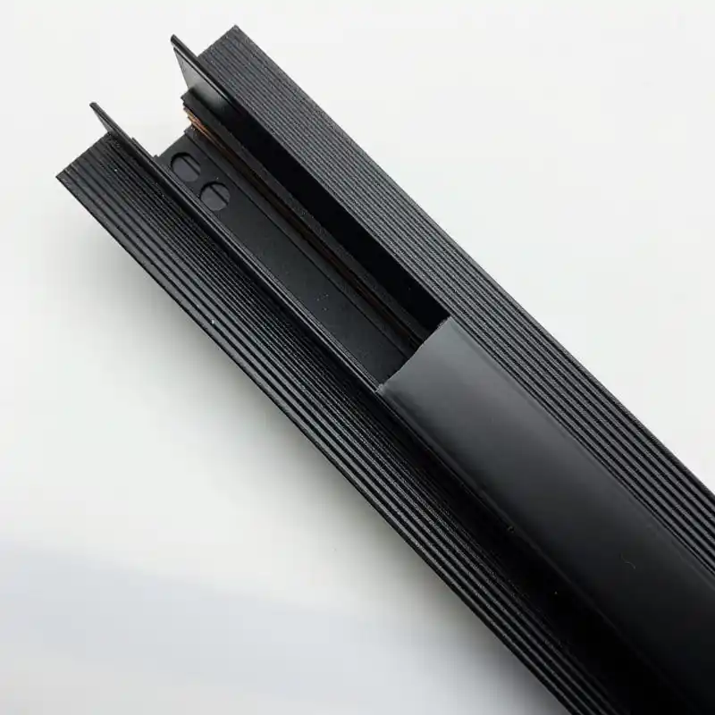 Rail Magnétique Encastré 48V 1m NOIR