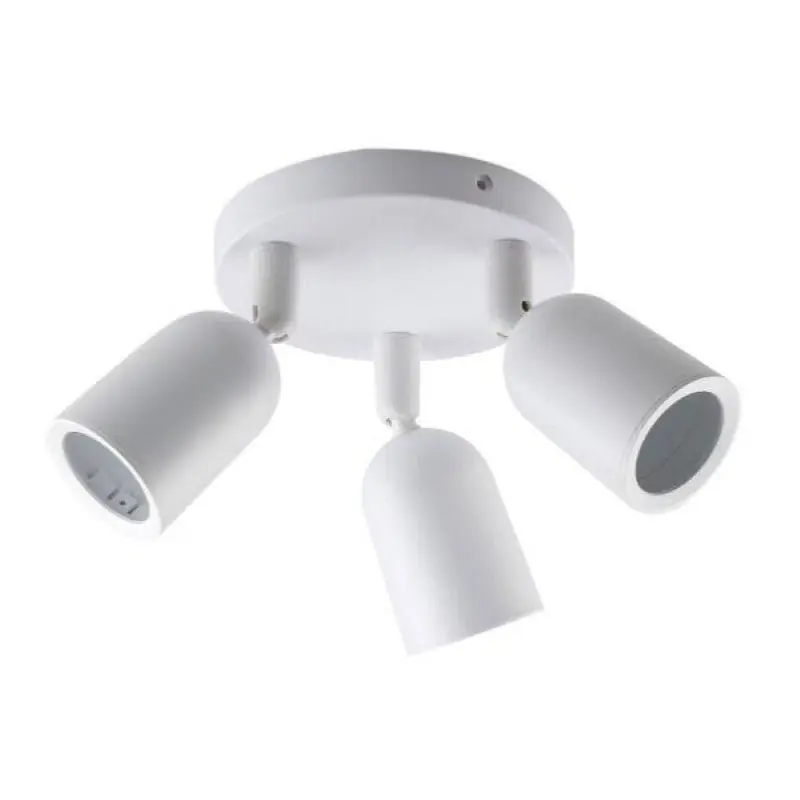 Spot LED en saillie Triple Orientable BLANC pour ampoule GU10