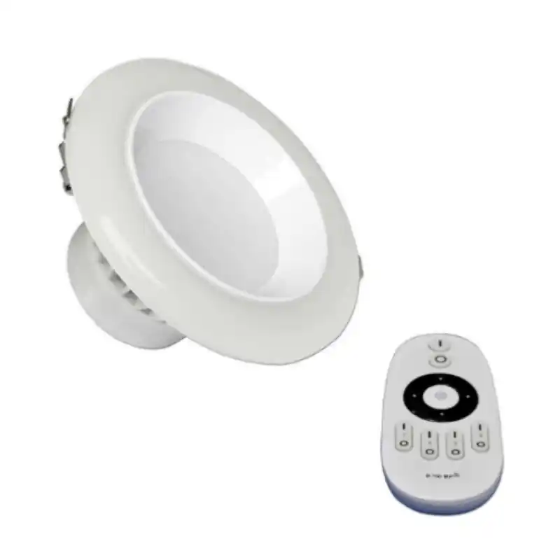 Spot LED Encastrable Lumière Variable 20W avec Télécommande - 3000K\\/4000K\\/6500K
