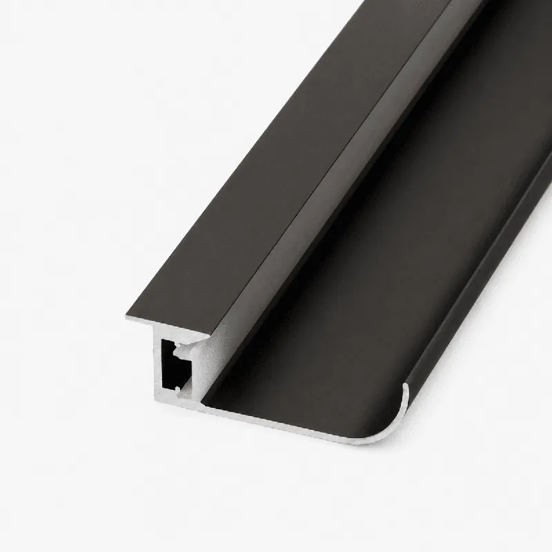 Profilé Aluminium Noir 2m pour Ruban LED