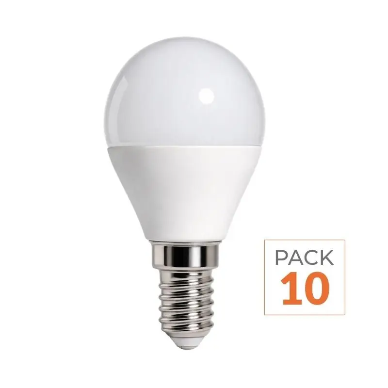 Pack de  10 - Ampoule LED E14 4W 220V G45 240°