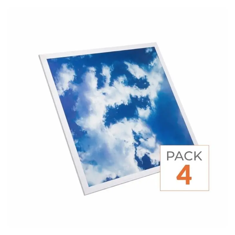 Panneau LED 60x60 Slim 45W CIEL - Pack de 4