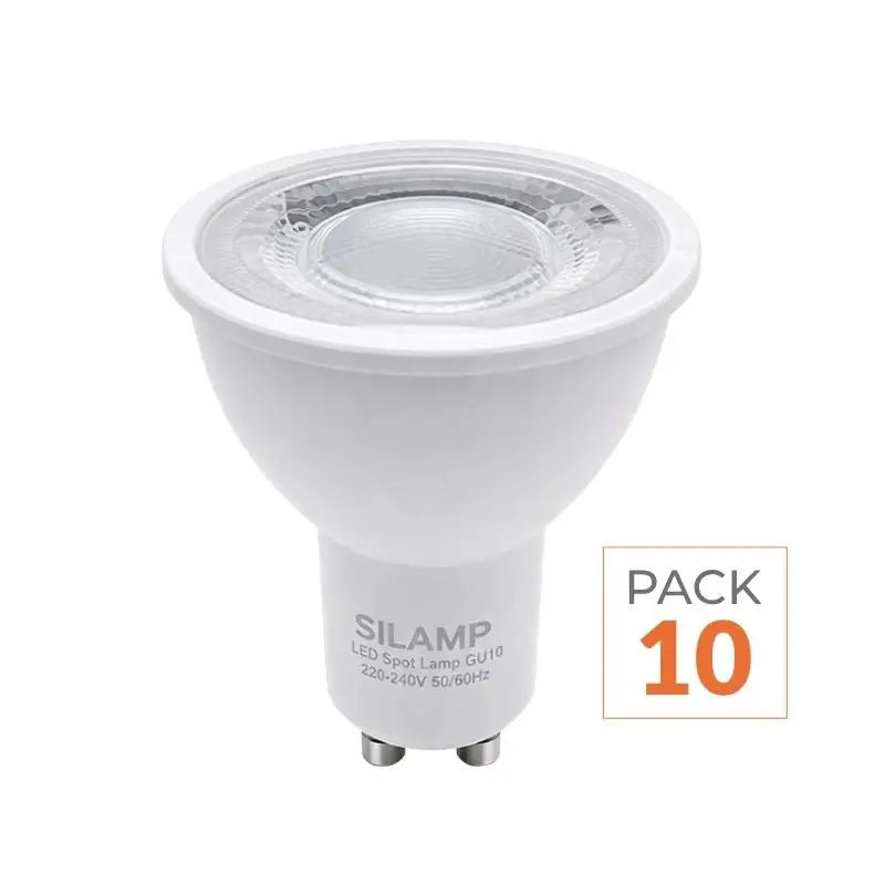 Ampoule LED GU10 Dimmable 8W 220V SMD2835 PAR16 60° - Pack de 10