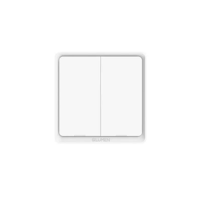 Interrupteur Connecté WiFi Double Poussoir Blanc