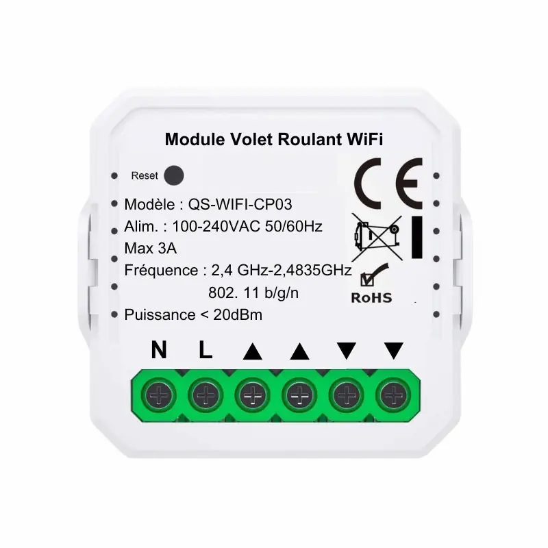 Module Interrupteur Volet Roulant Connecté WiFi