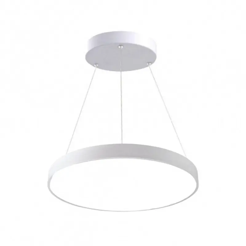 Kit Plafonnier LED Blanc 30W 40cm avec Kit de Suspension