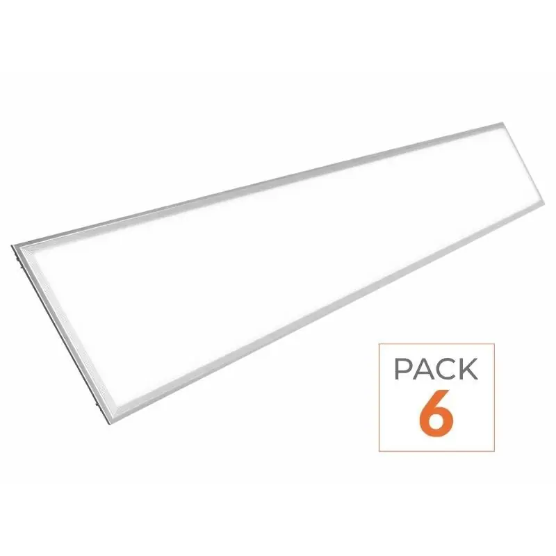 Pack de 6 - Panneau LED 120x30 29W Haut Rendement 137lm\\/W