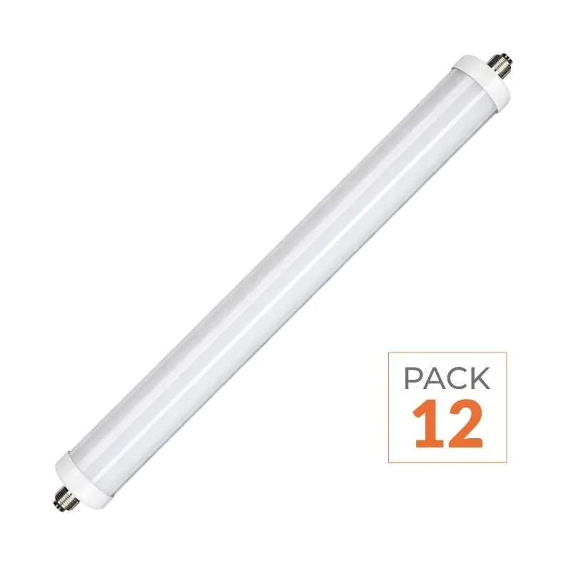 Réglette LED étanche 120cm 36W IP65 120lm\\/W Interconnectable - Pack de 12