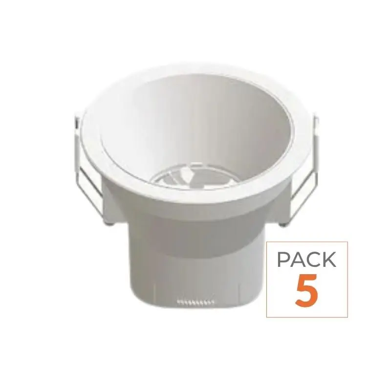 Spot LED Encastrable 9W IP44 Dimmable Blanc CCT Ø85mm - 3000K\\/4000K\\/6500K - Pack de 5