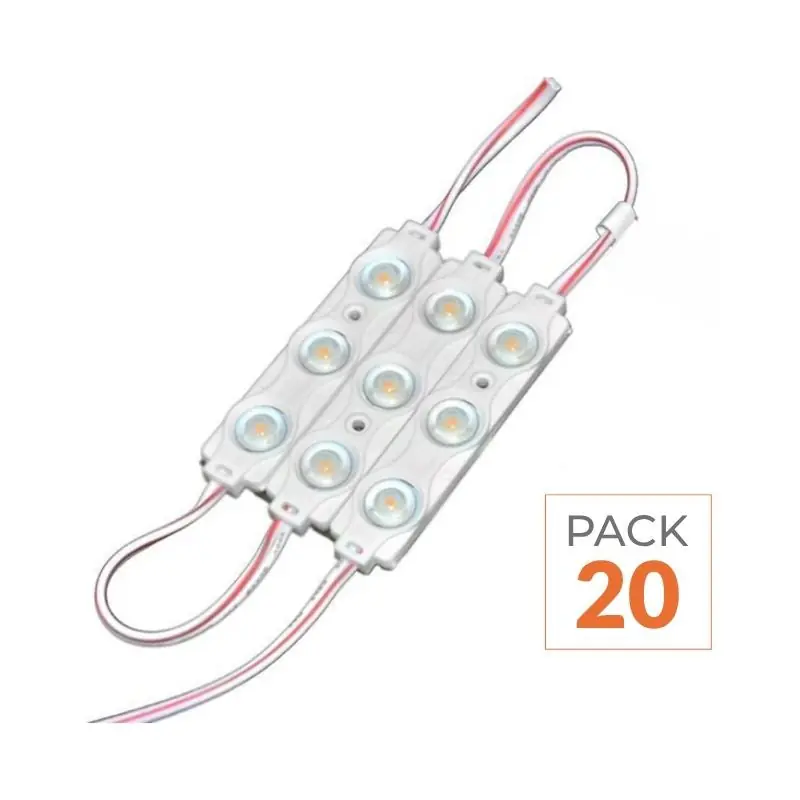 Module LED Barre 30W 12V IP65 pour Enseignes Lumineuses - Pack de 20
