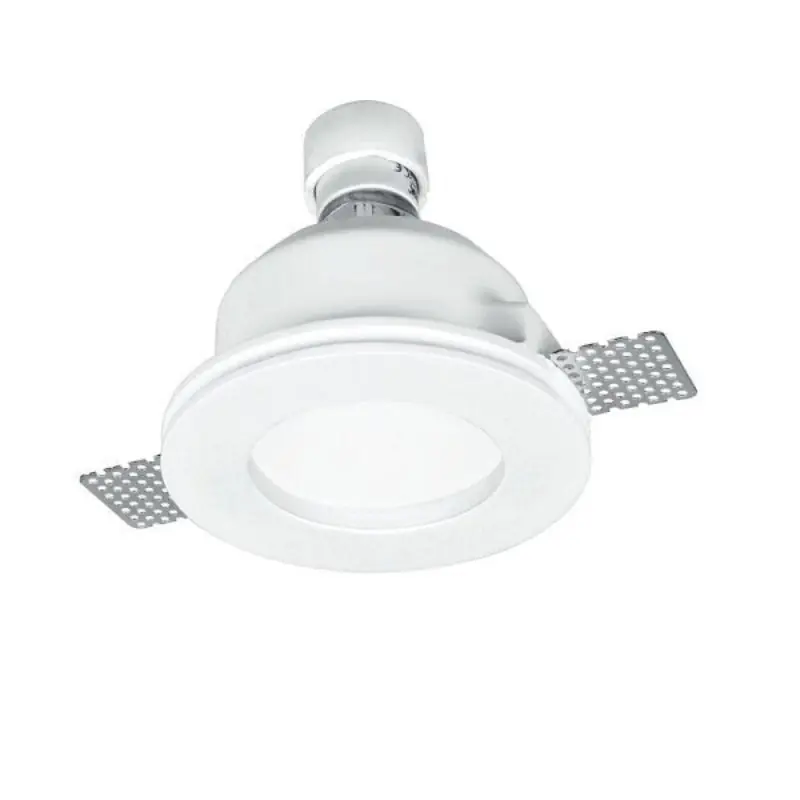 Support Spot GU10 LED Rond Ø120mm + vitre opaque