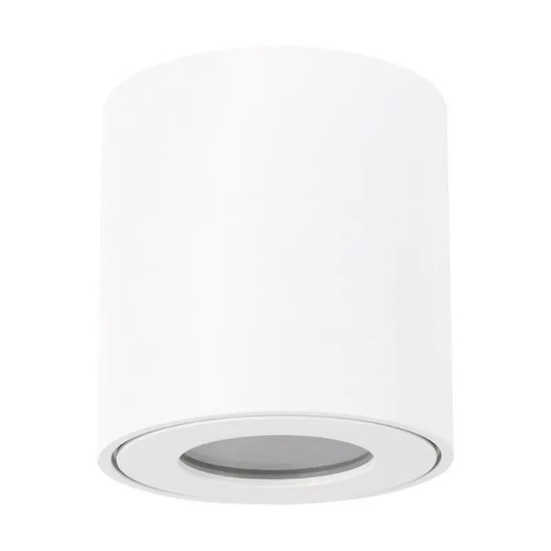 Spot Plafond en Saillie Blanc IP54 pour Ampoule GU10