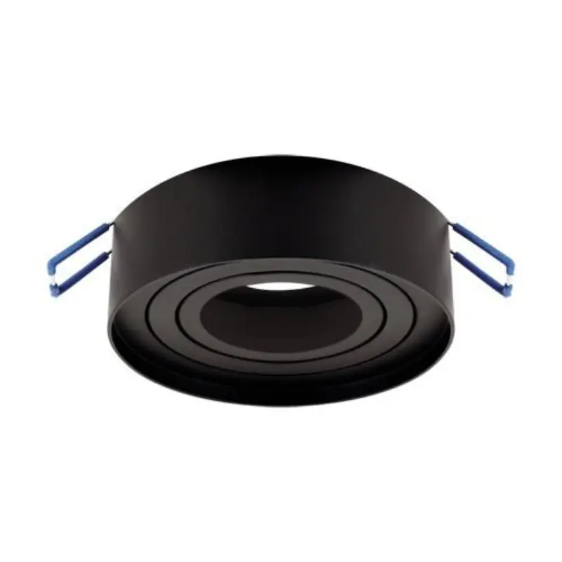 Spot Encastrable Orientable NOIR pour Ampoule GU10