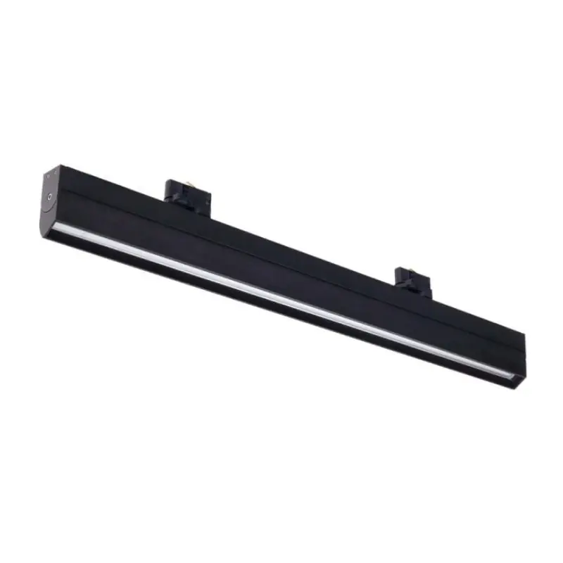 Spot LED sur Rail Linéaire Triphasé 90cm 40W Noir Garantie 5 ans
