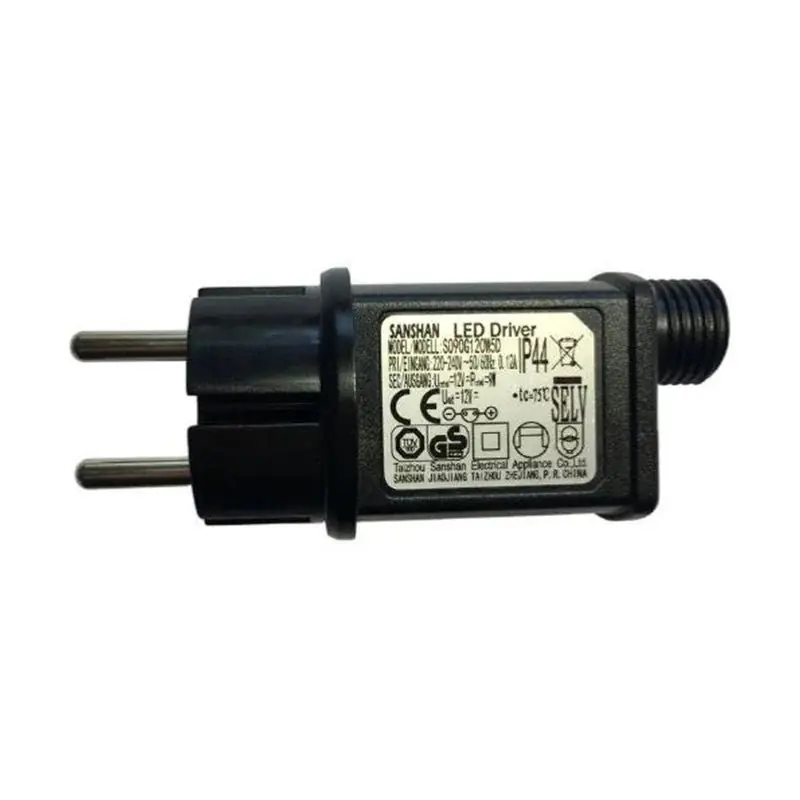 Transformateur Guirlande LED 12V 9W IP44