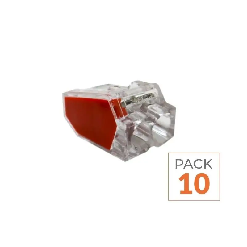 Connecteur Rapide 2 Entrées 450V 24A - Pack de 10