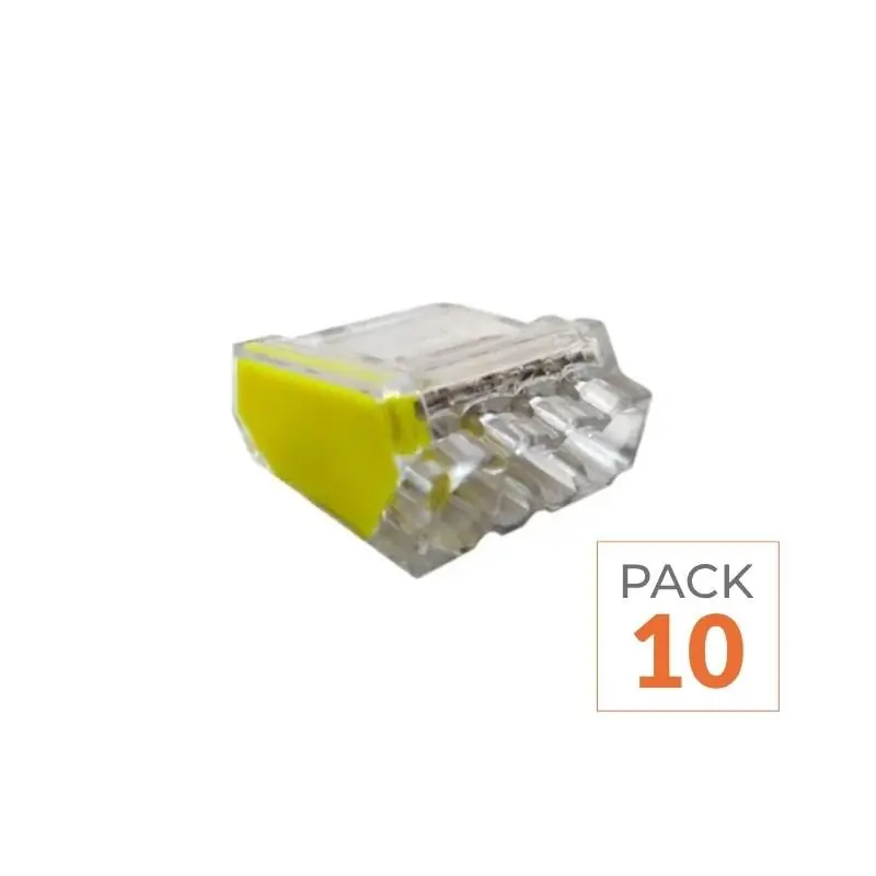 Connecteur Rapide 4 Entrées 450V 24A - Pack de 10