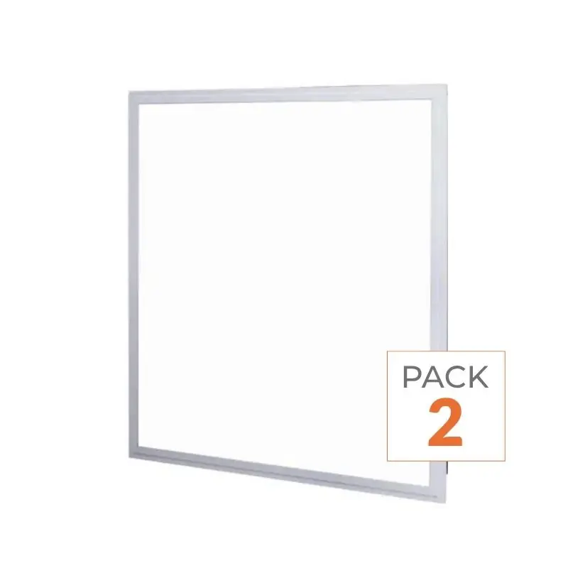 Panneau LED UGR<19 36W 60x60cm - Pack de 2