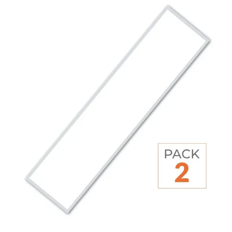 Panneau LED UGR<19 36W 120x30cm - Pack de 2
