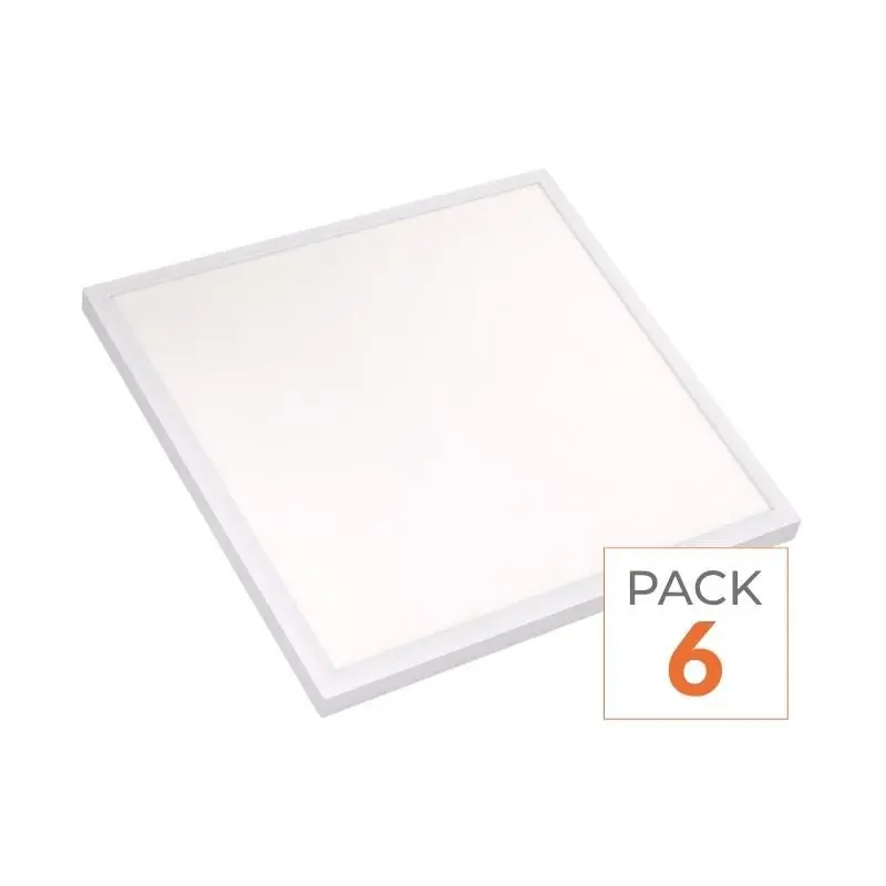 Panneau LED SLIM 29W 60x60cm 120lm\\/W - LED SAMSUNG - Pack de 6