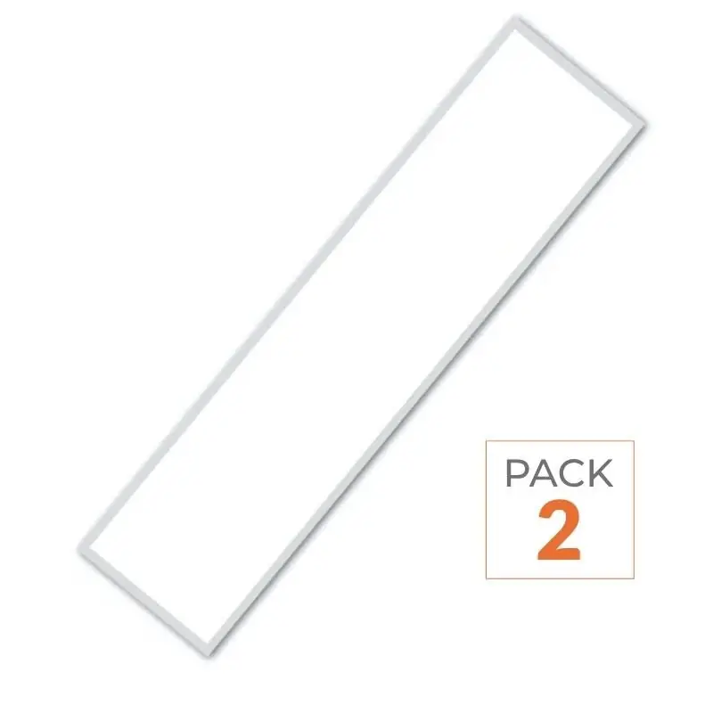 Panneau LED 36W UGR22 120x30cm - Pack de 2