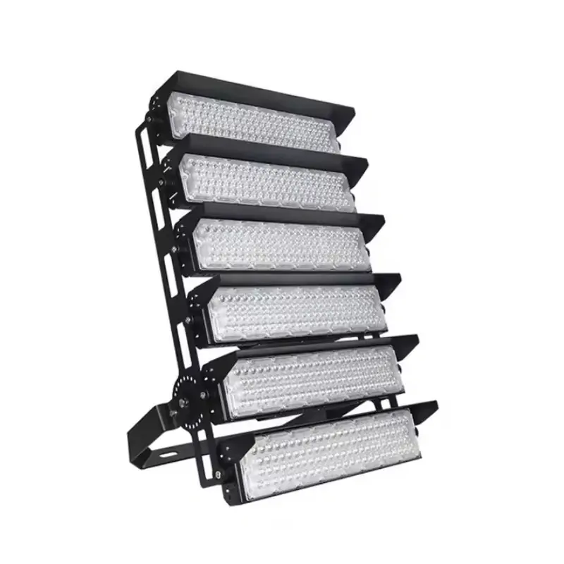 Projecteur LED Puissant Industriel 1500W 170lm\\/W IP66 Noir Orientable