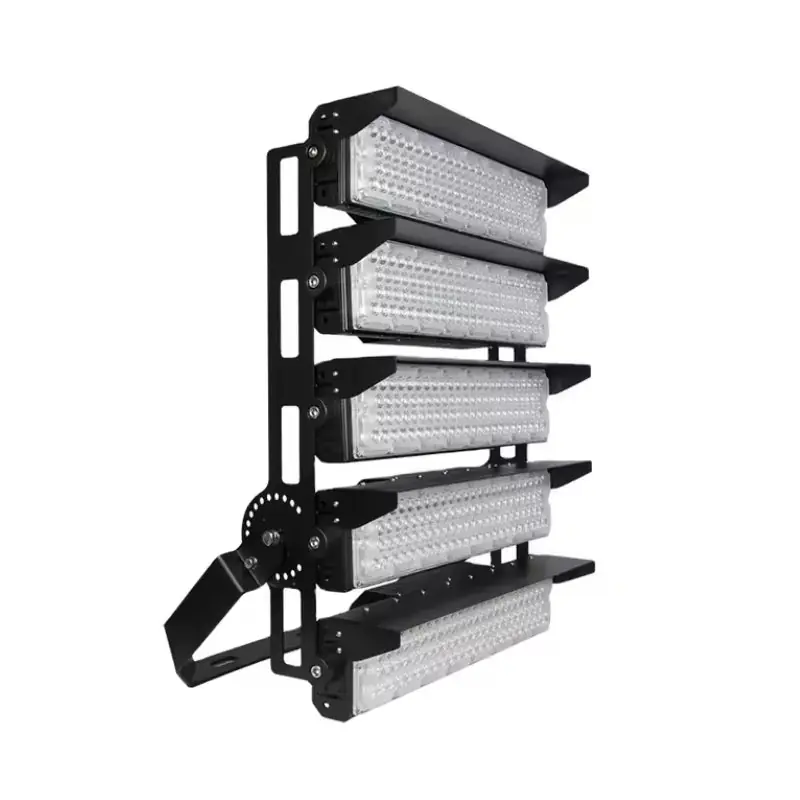 Projecteur LED Puissant Industriel 1250W 170lm\\/W IP66 Noir Orientable