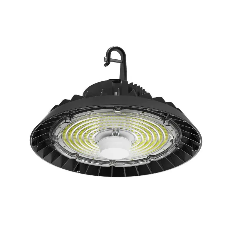 Suspension LED Industrielle UFO Dimmable 150W-200W-250W 187lm\\/W avec détecteur de mouvement - Garantie 5 ans