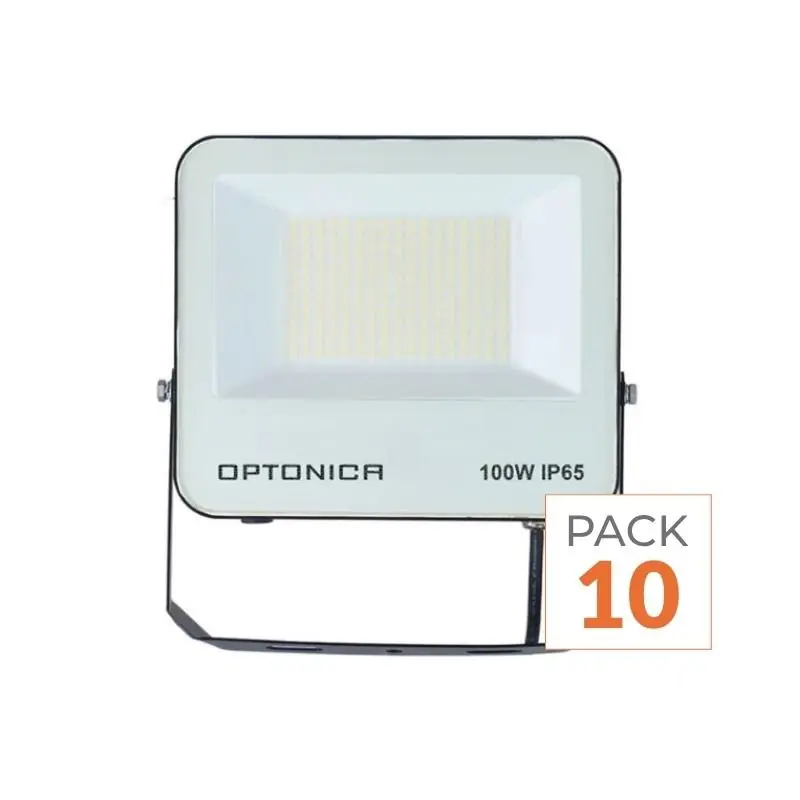 Pack de 10 - Projecteur 100W IP65 CCT - 3000K\\/4000K\\/6000K