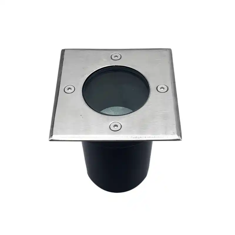 Spot LED Extérieur Encastrable Carré pour Ampoule GU10