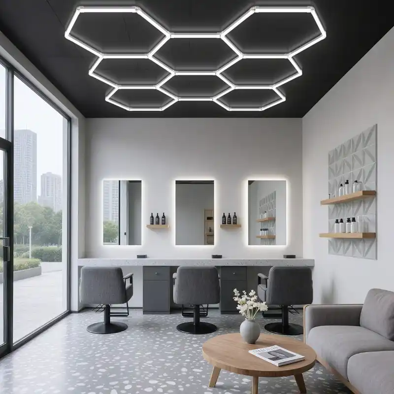 Kit 1 éclairage LED Hexagonal 42W - 120lm\\/W