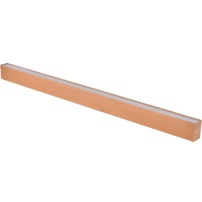 Suspension Linéaire 38W Effet Bois CCT - 2800K\\/4500K\\/6000K