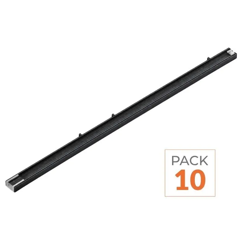 Suspension Linéaire LED 150cm 60W 130lm\\/W Interconnectable CCT Noir - 3000K\\/4200K\\/6400K - Pack de 10