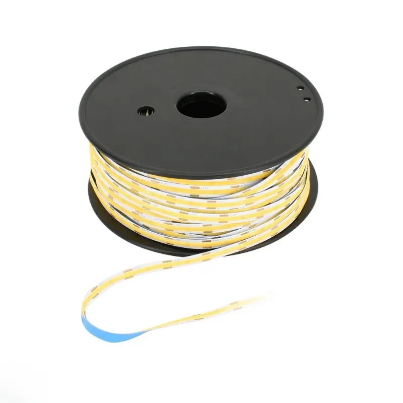 Ruban LED COB 50M 12V 12W\\/m 1080lm\\/m sécable 2,5cm