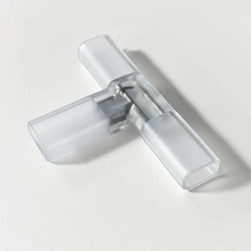 Connecteur en T avec Picots pour Ruban LED 10mm