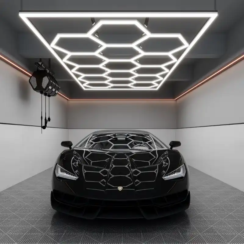 Kit 15 LED Hexagonal 582W avec cadre 110lm\\/w