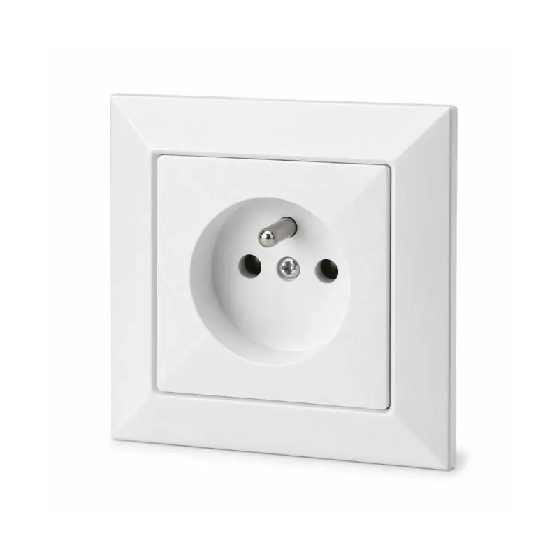 Prise Encastrée 2P+T 16A 250V - Blanc