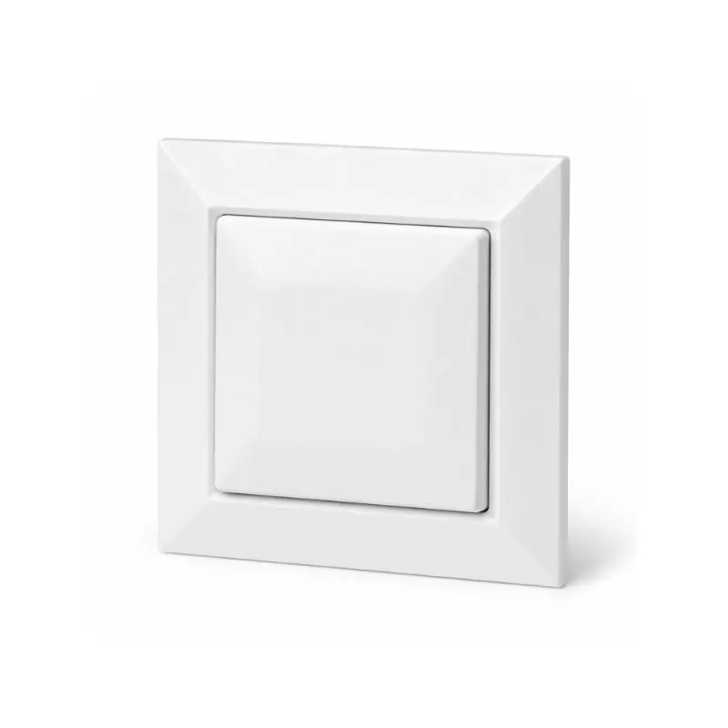 Interrupteur Mural Va-et-Vient Simple Encastré 10A 250V - Blanc Mat