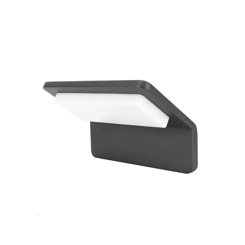 Applique Murale LED Extérieure Incurvée 9W Graphite Grise IP65