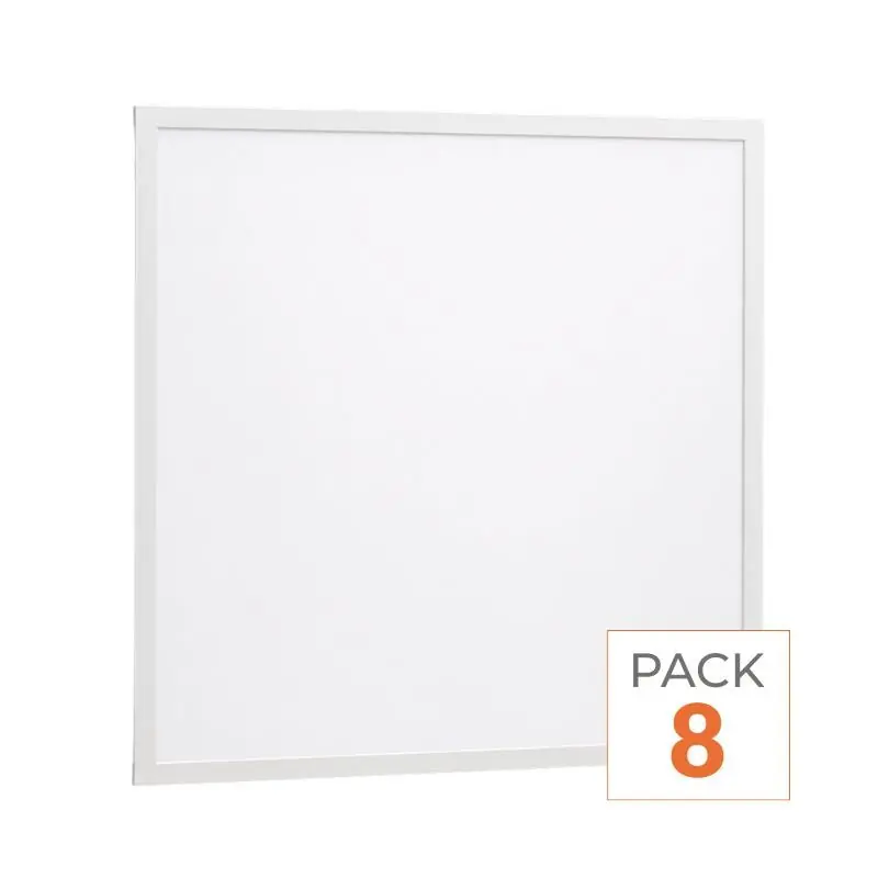 Panneau LED 36W 60x60 BLANC Dimmable 110lm\\/W avec Détecteur de Mouvement - Pack de 8