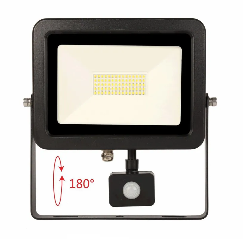 Projecteur LED en aluminium avec détecteur de présence