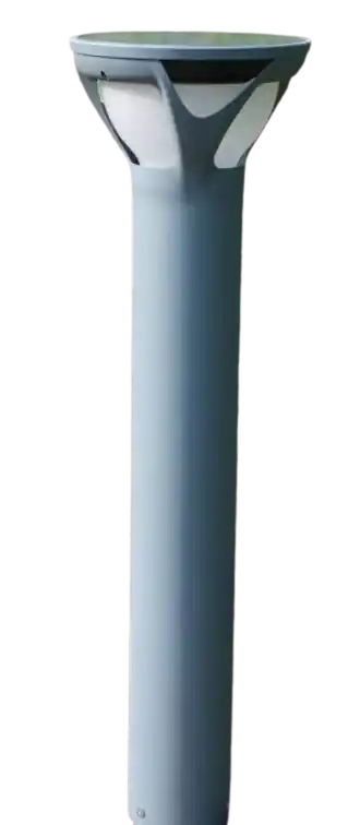 Borne LED solaire extérieure à détecteur de mouvement