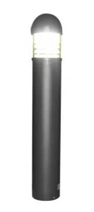 Borne LED extérieure rond - Un mètre de hauteur