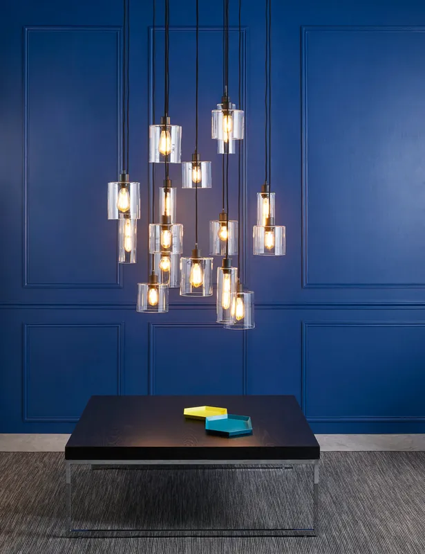 Suspension ILO ILO Ø150mm H170mm en verre E27