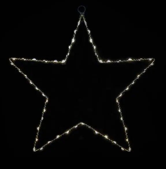Etoile lumineuse LED de noël MERRY