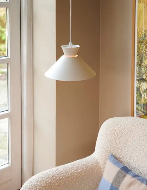 La suspension blanche DIAL 45- NORDLUX